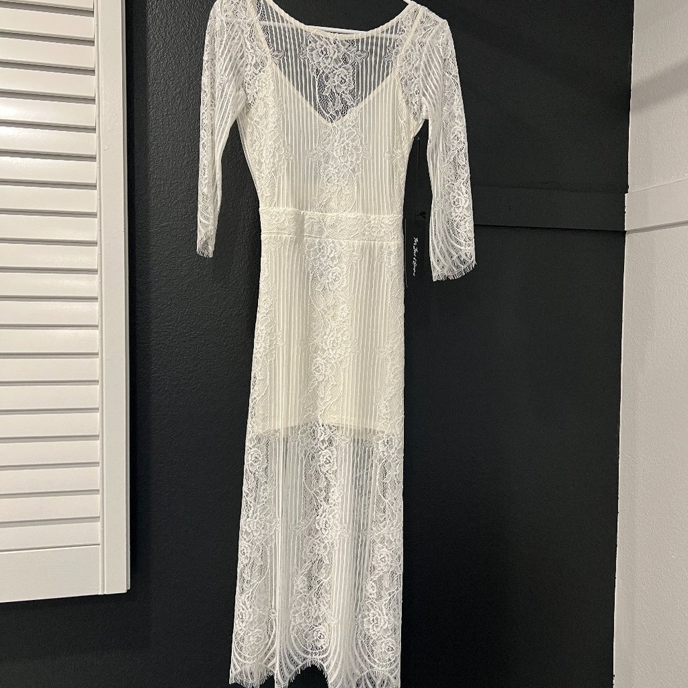 NWT For Love and Lemons white dress
